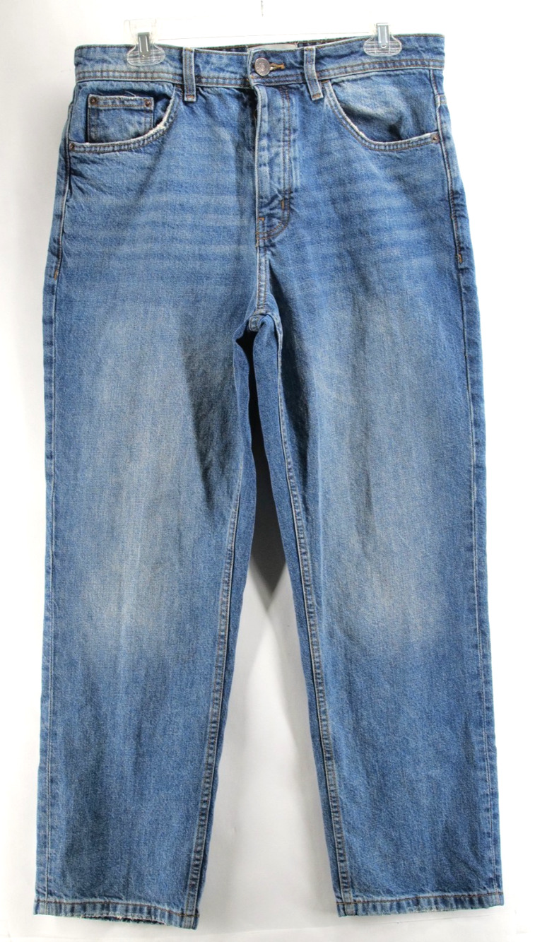 The Stronghold Jeans Men's 32X30 Blue Relaxed Fit Button Fly